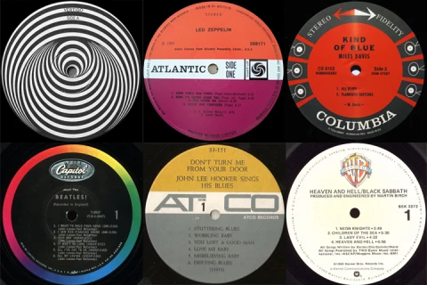 Label, etykieta, nalepka - wizytówka każdej płyty winylowej