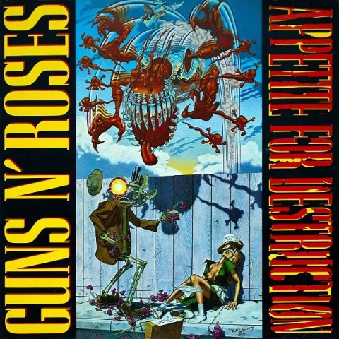 Guns N’ Roses – Appetite for Destruction (1987) - okładka