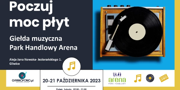 Płyty Winylowe oraz CD w C.H. Arena Gliwice