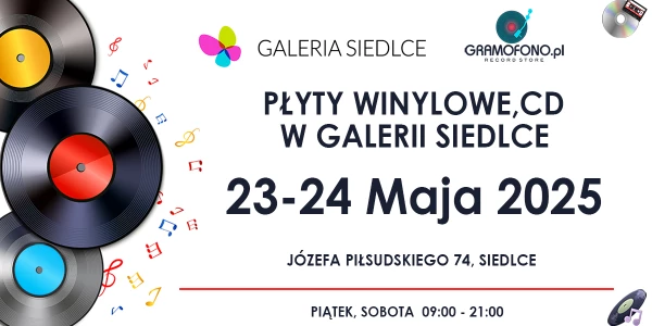 Płyty Winylowe i CD w Galerii Siedlce.