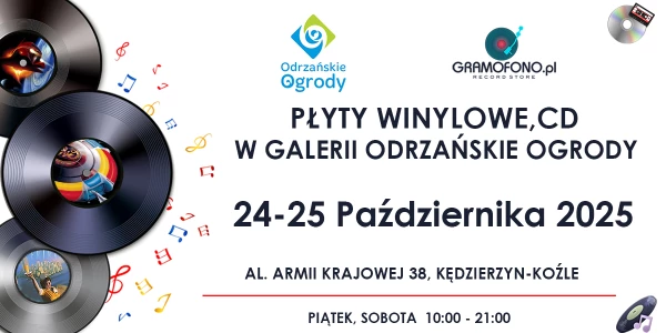 Płyty Winylowe i CD w Galerii Odrzańskie Ogrody