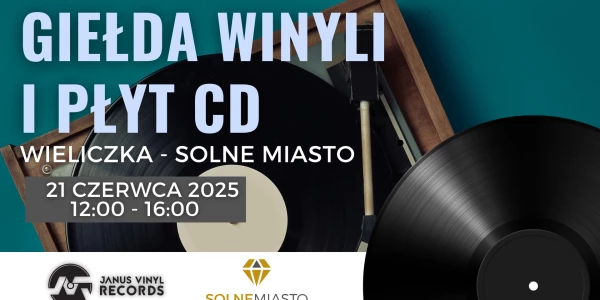 📀 Giełda Winyli i Płyt CD w Wieliczce 📍 SOLNE MIASTO