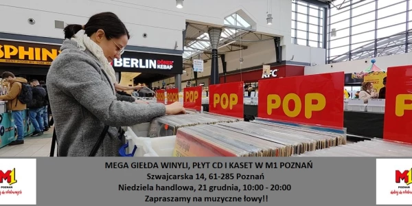 MEGA giełda winyli. płyt CD i kaset w M1 Poznań