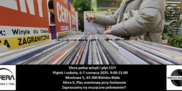 Sfera pełna winyli i płyt CD
