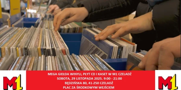 Mega Giełda Winyli, Płyt CD i Kaset w M1 Czeladź