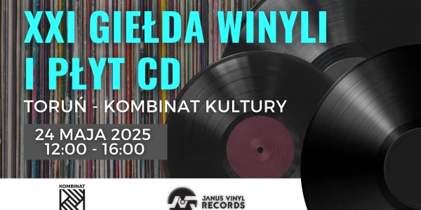 📀 21 Giełda Winyli i Płyt CD w Toruniu📍 KOMBINAT KULTURY