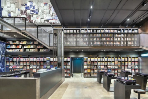 Winylowa biblioteka otwarta w Seulu