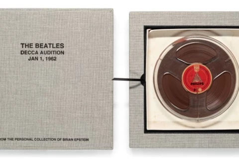 Taśma z przesłuchania The Beatles dla Decca Records wystawiona na aukcji