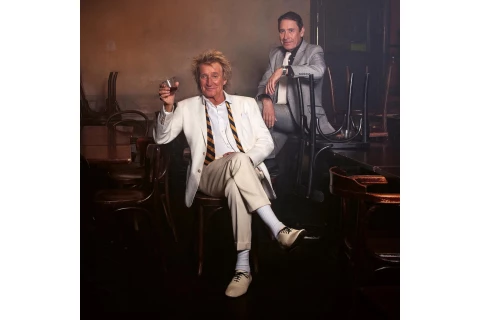 Rod Stewart i Jools Holland w swingującym nastroju