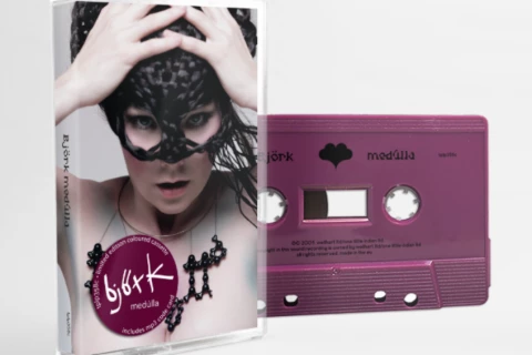 Wszystkie albumy Björk na kolorowych kasetach